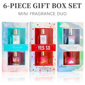 6-Piece Set, Women's Eau De Parfuma Spray Gift Box, Long Lasting Fragrance, 6 Different Flavor, Perfect For Holiday Gifts, Dating, Daily Life, Parties
