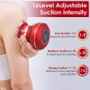 Cupping Therapy Massager With Red Light Heat Therapy 16Level Temperature Suction Cellulite Remover Massager Vacuum Therapy Machine Portable Cupping Sc