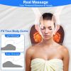 Back Massager with Heat 3D Kneading Massage Pillow Shiatsu Full Body Massager for Back Neck Waist Arm Abdomen Calf