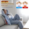Shiatsu Back And Waist Massager With Heat Cordless Rechargeable Kneading Lower Back Massage Pillow Portable Lumbar Massager For Home Car Office GPCT54