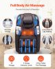 VEVOR Massage Chair, 4D Full Body Zero Gravity Recliner with SL Track, Yoga Stretch, AI Voice Control, Heat, Foot Roller, Retractable Pedal